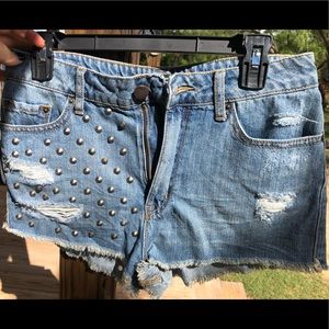 Studded BDG Denim Shorts